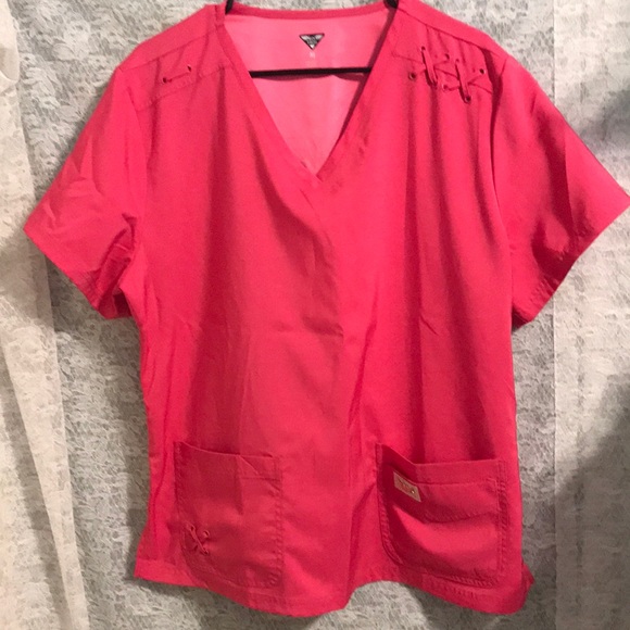 Euc Koi Tech Scrub Top